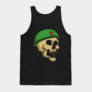 Soldier Skull Pro Tank Top